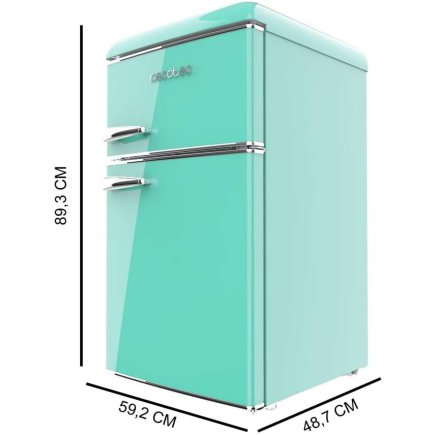 Ηλεκτρικό Mini Ψυγείο 86L Bolero CoolMarket 2D Origin Χρώματος Πράσινο CECOTEC CEC-01899
