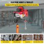 Ηλεκτρικός Γερανός VEVOR 800Kg/1700Lbs 1300W με Τρόλεϊ 12M/40Ft DDHL800KGXCZH0001V2
