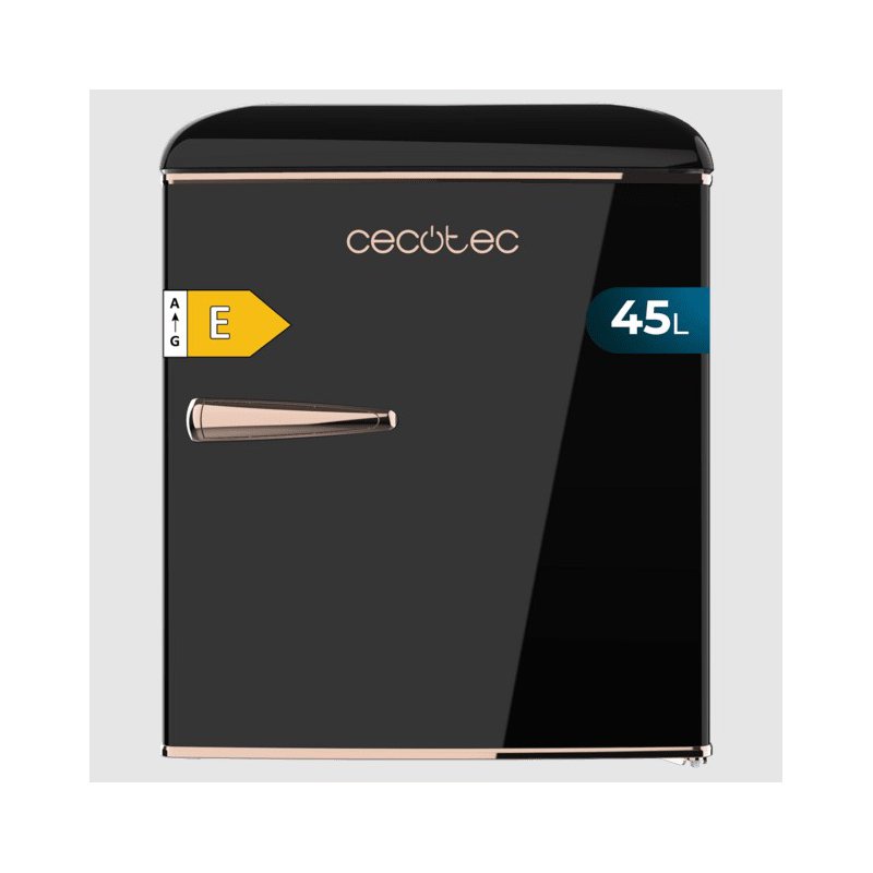 Μίνι ψυγείο 45 Lt Bolero CoolMarket TT Origin 45 Black E Retro 44,7 x 53,4 x 55 cm Cecotec CEC-02130