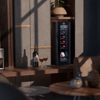 CECOTEC  Συντηρητής Κρασιών Bolero GrandSommelier 1250 CoolWood με Συμπιεστή για 12 Φιάλες  CEC-00230