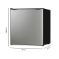 CECOTEC Μίνι Ψυγείο GrandCooler 20000 L SilentCompress Inox E, Μαύρο, 46 Λίτρα, 48,7x48 εκ., Αναστρέψιμη Πόρτα, Ενεργειακή Κλάση CECOTEC Μίνι Ψυγείο GrandCooler 20000 L SilentCompress Inox E, Μαύρο, 46 Λίτρα, 48,7x48 εκ., Αναστρέψιμη Πόρτα, Ενεργειακή Κλάση