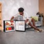 CECOTEC Μίνι Ψυγείο GrandCooler 20000 L SilentCompress Inox E, Μαύρο, 46 Λίτρα, 48,7x48 εκ., Αναστρέψιμη Πόρτα, Ενεργειακή Κλάση CECOTEC Μίνι Ψυγείο GrandCooler 20000 L SilentCompress Inox E, Μαύρο, 46 Λίτρα, 48,7x48 εκ., Αναστρέψιμη Πόρτα, Ενεργειακή Κλάση