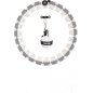 Hula Hoop με Βάρος και Λειτουργία Μασάζ 300–350 mm Λευκό-Γκρι13112339 Zipro