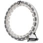 Hula Hoop με Βάρος και Λειτουργία Μασάζ 300–350 mm Λευκό-Γκρι13112339 Zipro