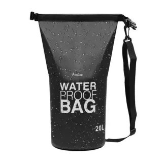 Αδιάβροχη Τσάντα PVC 20lt 49 x 58 cm – Μαύρο 23566 Trizand