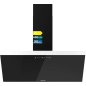 Απορροφητήρας Καμινάδα 90cm Bolero Flux DT 90650 650m³/h Μαύρο CEC-02897 Cecotec