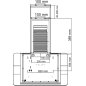 Απορροφητήρας Καμινάδα 90cm Bolero Flux DT 90650 650m³/h Μαύρο CEC-02897 Cecotec
