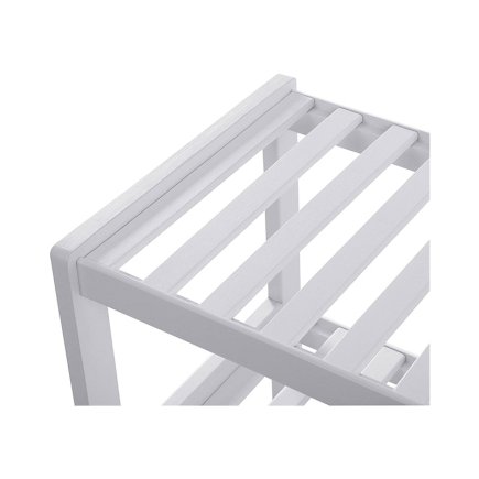 Ξύλινο Stand Αποθήκευσης Παπουτσιών με 3 Ράφια 70 x 26 x 55 cm Songmics LBS13W