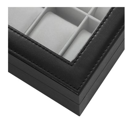 Θήκη Ρολογιών με 12 Θέσεις 32 x 20 x 8.5 cm Songmics JWB12BK