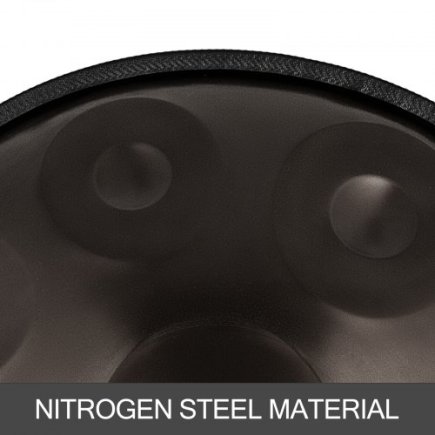 Προηγμένο Hand Pan D Μινόρε 9 Νότες + Τσάντα (56cm, Καφέ) SG9NOTE56CMBLACK1V0