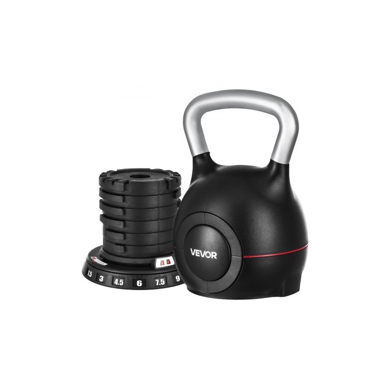 VEVOR Ρυθμιζόμενο Kettlebell με 7 Επίπεδα Βάρους HLKDHS1588KGL8BX1002V0
