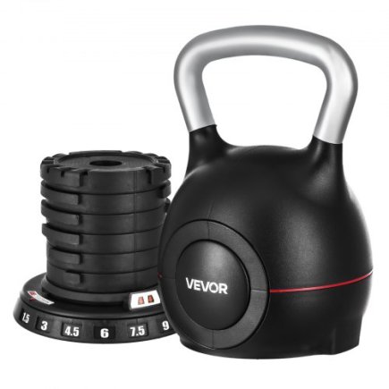 VEVOR Ρυθμιζόμενο Kettlebell με 7 Επίπεδα Βάρους HLKDHS1588KGL8BX1002V0