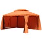 Outsunny Luxury Gazebo Garden Τέντα με υδατοαπωθητικό κουβούκλιο 3x4m 01-0870