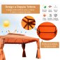 Outsunny Luxury Gazebo Garden Τέντα με υδατοαπωθητικό κουβούκλιο 3x4m 01-0870