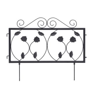 Μεταλλικός Φράχτης με 4 Πάνελ 225 x 34 cm Bakaji 02012597