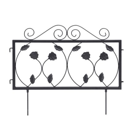 Μεταλλικός Φράχτης με 4 Πάνελ 225 x 34 cm Bakaji 02012597