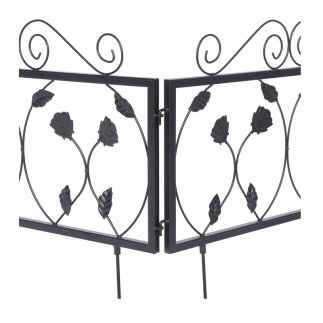 Μεταλλικός Φράχτης με 4 Πάνελ 225 x 34 cm Bakaji 02012597