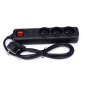 Πολύπριζο με 3 Υποδοχές & 2 Θύρες USB – 3m με Διακόπτη KD-4032 Kraft&Dele