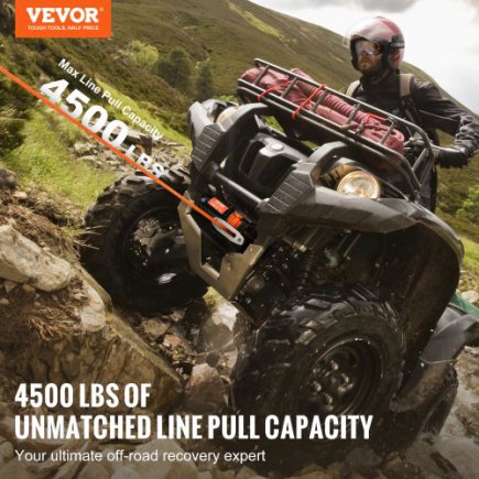 Ηλεκτρικό Βίντσι VEVOR 4500 lb Συνθετικό Σχοινί Αδιάβροχο Τηλεχειριστήριο ATVHCSJPYXWXMCF1OV9
