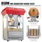 VEVOR Μηχανή Ποπ Κορν Πάγκου 850W 8 Oz 48 Κούπες Κόκκινη TSBMHJ8OZ850WJWNRV2