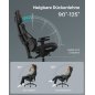 Καρέκλα Gaming SONGMICS EVOGAMER, Μαύρη 