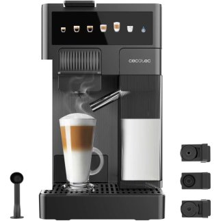 CECOTEC  Καφετιέρα Cecotec FreeStyle Latte με Δοχείο Γάλακτος 400 ml, Ισχύς 1350 W, 20 Bar, 6 Είδη Καφέ, Δοχείο Νερού 1.6 L, Διπ