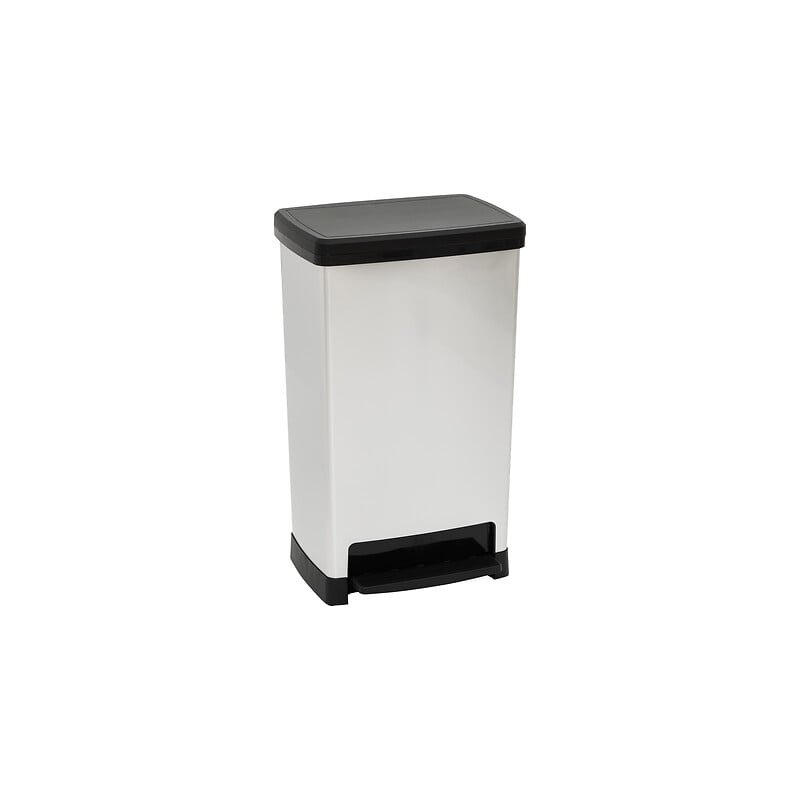 5Five Simply Smart Κάδος Απορριμμάτων 50L με Πεντάλ – Μεταλλική Όψη 214538