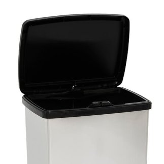 5Five Simply Smart Κάδος Απορριμμάτων 50L με Πεντάλ – Μεταλλική Όψη 214538