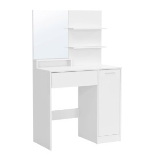 Ξύλινο Μπουντουάρ με Καθρέπτη 80 x 40 x 132 cm VASAGLE RDT119W01