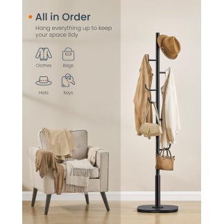 SONGMICS Κάκτος Κρεμάστρα Ρούχων 40x40x175.3cm με Μεγάλη Χωρητικότητα και Σταθερή Βάση RCR039B01