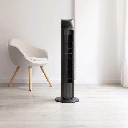 Ανεμιστήρας Πύργος EnergySilence 8050 SkyLine Smart – 45W με Τηλεχειριστήριο, LED Οθόνη & Χρονοδιακόπτη Μαύρο CEC-05971 Cecotec