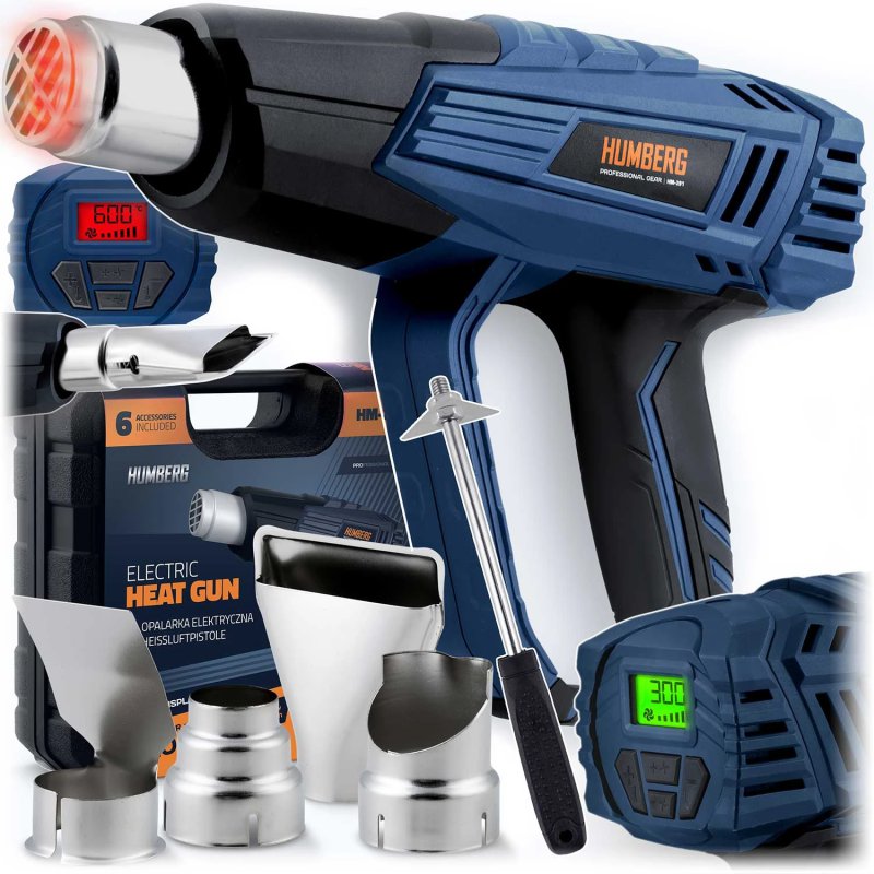 Humberg Ηλεκτρικό Πιστόλι Θερμού Αέρα HM-291 2000 W HM-291