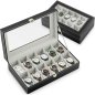 Massido Κουτί για 12 ρολόγια MS-710 μαύρο-μπεζ MS-710-Black-Beige