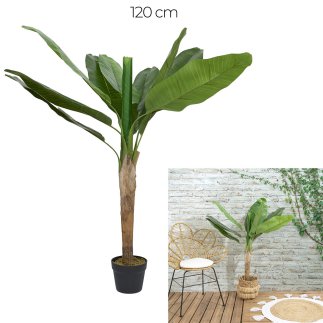 Τεχνητό Φυτό Μπανάνα 120 cm HD0455 Home Deco Factory