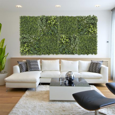 Διακοσμητικό Τεχνητό Φυτό Τοίχου 50x50 cm – HD0461 Home Deco Factory