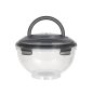 Σετ Δοχεία Φαγητού 3 Τεμάχια 24 x 16.5 x 24 cm - Μαύρο KA0502 Cook Concept