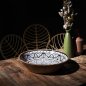Μπολ από Ξύλο Μάνγκο Dune Μαύρο – 33cm KA0571 Home Deco Factory