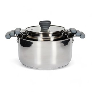 Σετ Κατσαρολών All-in-One X3 Easy Storage 17/21/25cm - Inox KC5228 Cook Concept