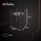 Ruhhy Σταντ Φυτών Loft 40 x 26 x 26 εκ. 26049
