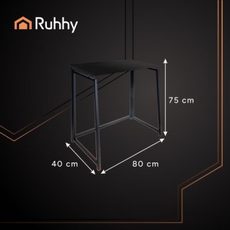 Ruhhy Πτυσσόμενο Γραφείο 80 x 74.5 x 40 cm για Εργασία και Μελέτη 26117
