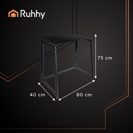 Ruhhy Πτυσσόμενο Γραφείο 80 x 74.5 x 40 cm για Εργασία και Μελέτη 26117