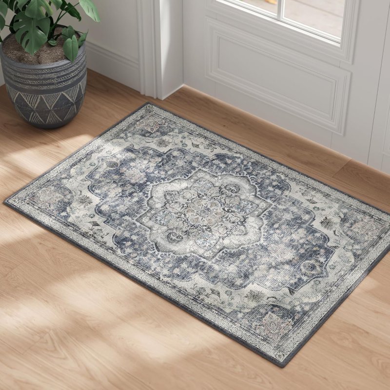 SONGMICS HOME Χαλί 60x90 εκ., Αντιολισθητικό, Πλενόμενο, Παραδοσιακό Vintage Στυλ&nbsp
