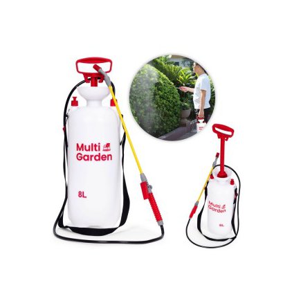 Multistore Ψεκαστήρας πίεσης 8L κήπου χειροκίνητος 2.2-2.5 bar μακριά λόγχη αντλία εμβόλου RS-S8001A