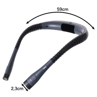 Izoxis Φωτιστικό Λαιμού Αναγνωστικό Νύχτας LED USB-C Επαναφορτιζόμενο 25675
