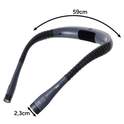 Izoxis Φωτιστικό Λαιμού Αναγνωστικό Νύχτας LED USB-C Επαναφορτιζόμενο 25675