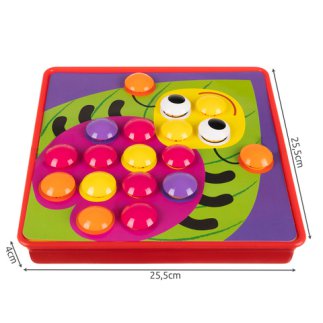 Ruhhy Μωσαϊκό Puzzle Montessori για Εκπαιδευτικό Χειρισμό Χεριών 26107