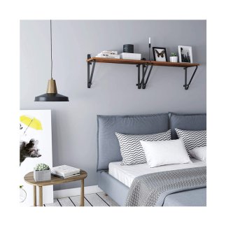Σετ Επιτοίχια Μεταλλικά Ράφια 60 x 33 x 20 cm 2 τμχ VASAGLE LCR01BX