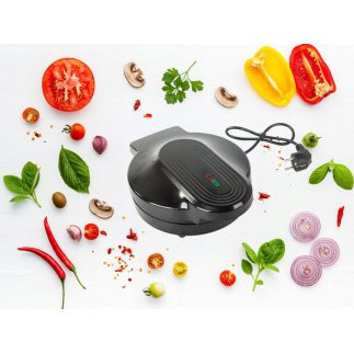 Verk Group Ηλεκτρικός φούρνος πίτσας 1000W με αντικολλητική επίστρωση για γρήγορο ψήσιμο 5907451363393