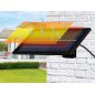 Verk Group Ηλιακό LED Εξωτερικό Φωτιστικό Οροφής με Τηλεχειριστήριο και Αισθητήρα Σούρουπου 5907451368459