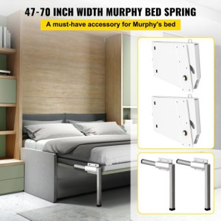 VEVOR Μηχανισμός Στήριξης Τοίχου Murphy για Κρεβάτι (Κάθετο), Λευκό CJZFCJ00000000001V0